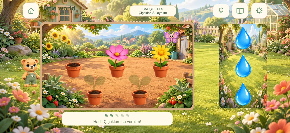 Little World Bahçe dünyasından oyun görüntüsü